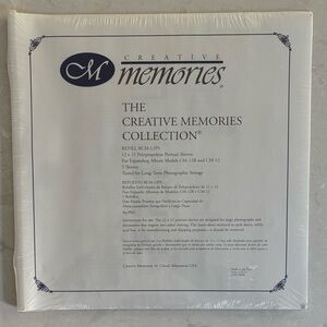 Creative Memories 12X12 Polypropylene Portrait Sleeves
